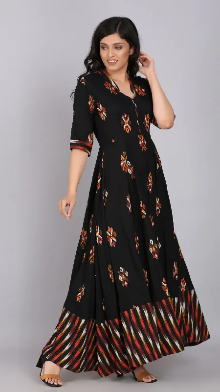 Ethnic Motifs Full Length Dress