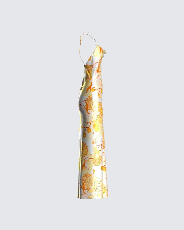 Abner Floral Print Maxi Dress