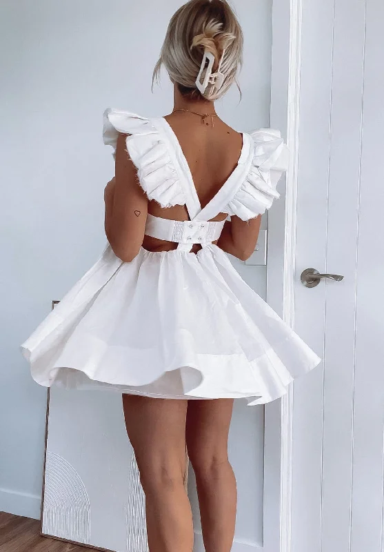 Midsummer Mini Dress - Ivory