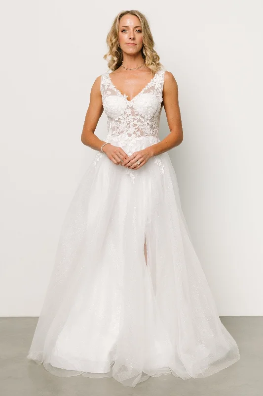 Passion Shimmer Bridal Gown | White