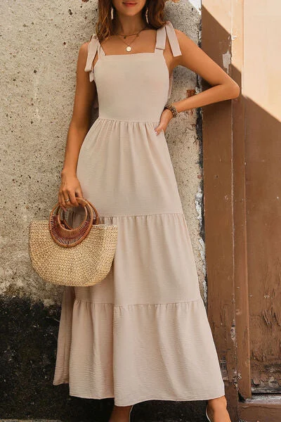 Perfect Summer Maxi Slit Hem Dress