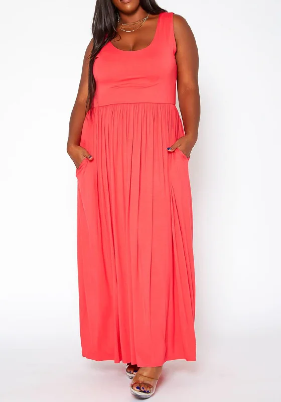 Hi Curvy Plus Size Casual Fit & Flare maxi Dress