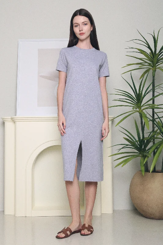 Yarra Maxi Tee Dress Grey