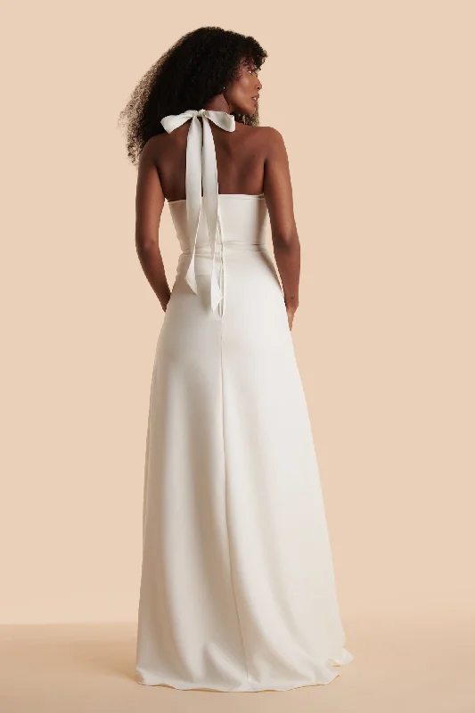 Denisia Ivory | Bridal Maxi Dress w/ Train