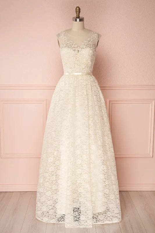 Nilla Cream | Cream Lace Bridal Dress