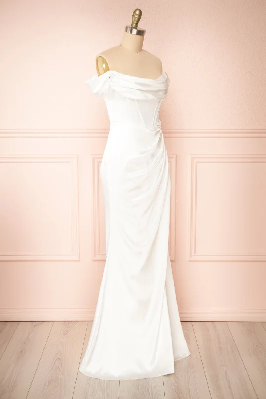 Symone | Off-Shoulder Corset Bridal Dress