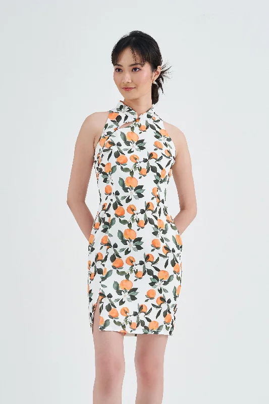 Clementine Printed Petite Cheongsam