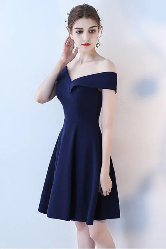 cap-sleeve-off-shoulder-backless-a-line-dress