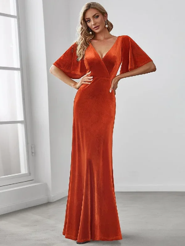 elegant-double-v-neck-velvet-party-dress-ep00861