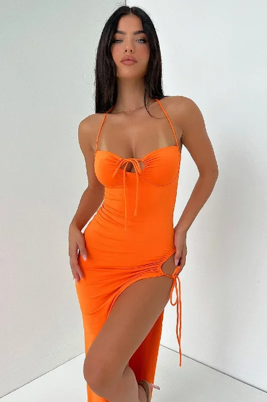 Imana Maxi Dress - Orange