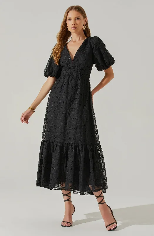 jaxine-eyelet-puff-sleeve-open-back-midi-dress