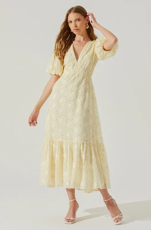 jaxine-eyelet-puff-sleeve-open-back-midi-dress