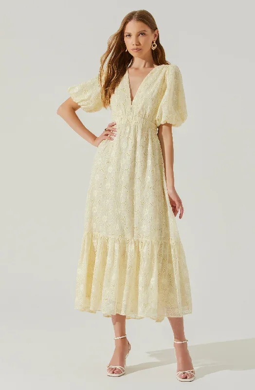 jaxine-eyelet-puff-sleeve-open-back-midi-dress