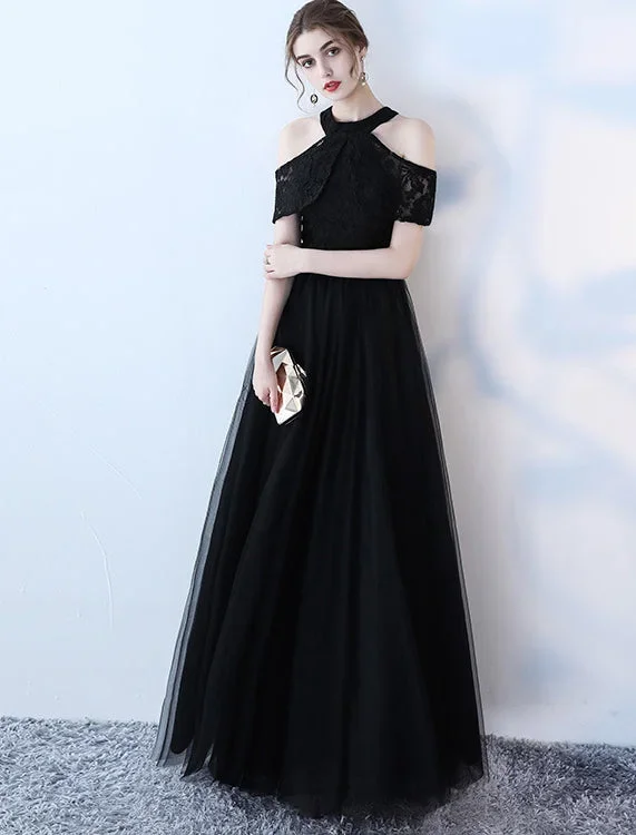 Moira Cap Sleeve Lace Contrast Tulle Dress