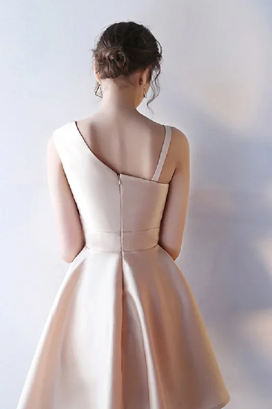 one-shoulder-mini-a-line-dress