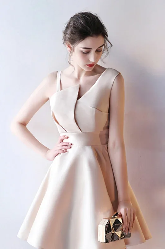 one-shoulder-mini-a-line-dress