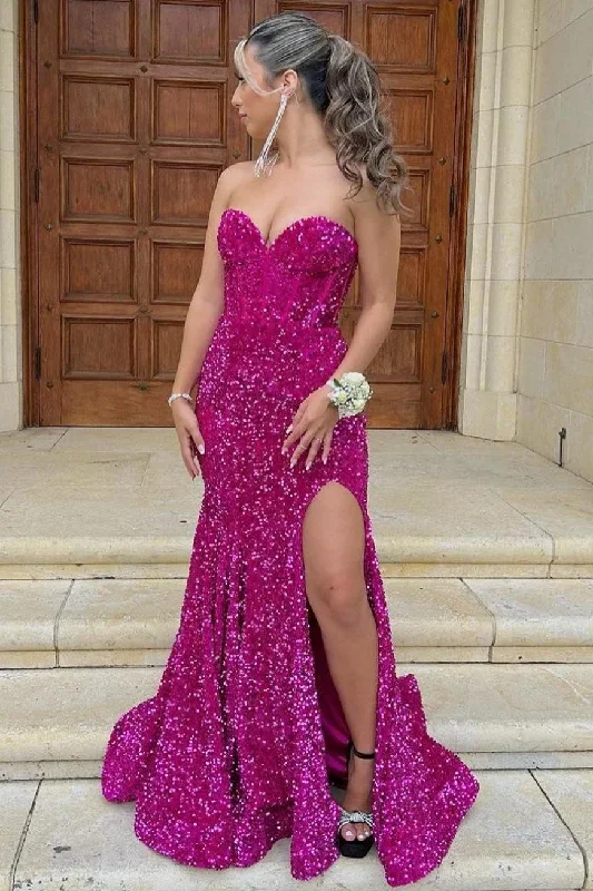 red-sequin-sweetheart-mermaid-long-prom-dress-with-slit