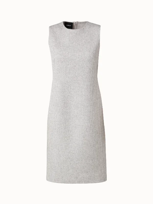 Reversible Cashmere Double-Face Sheath Dress