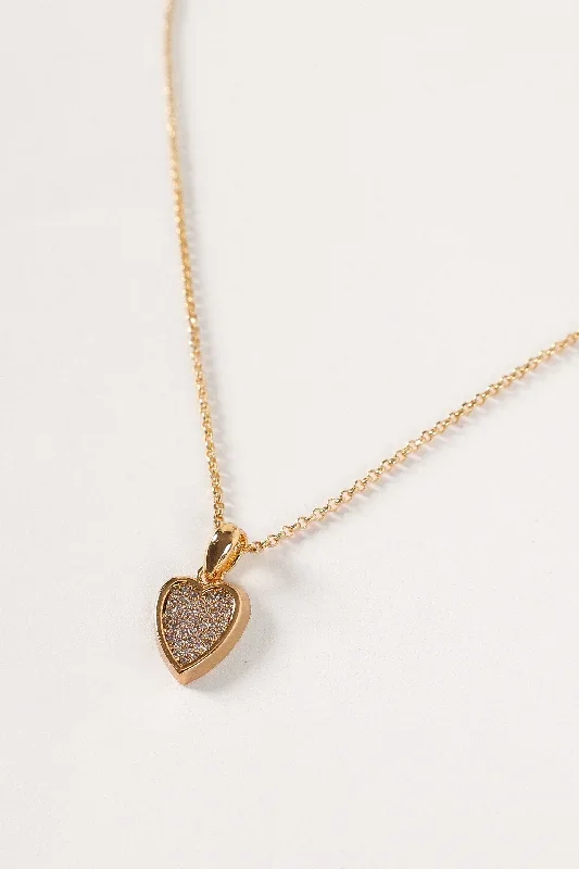 Sophie Heart Necklace - Gold