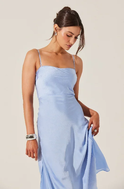 straight-neck-satin-dress