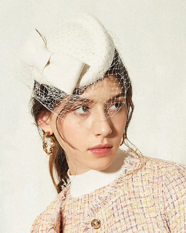 Vintage Lace Party Hair Accessories Beret Hat