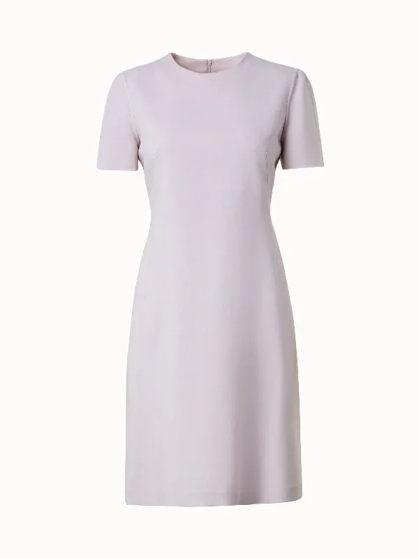 Wool Double-Face Sheath Dress